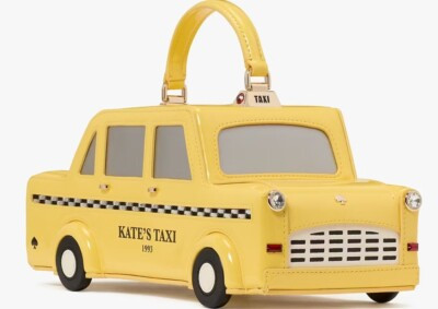Kate Spade Big Apple NYC 3D Taxi Crossbody Bag Yellow Cab Novelty Handbag | eBay US