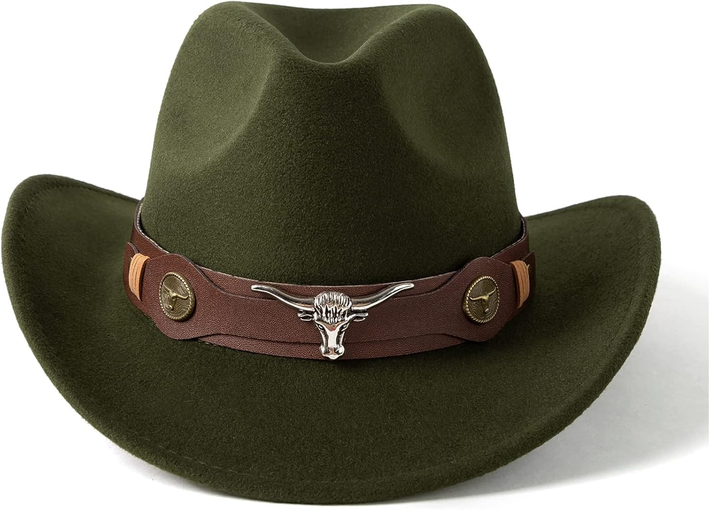 Gossifan Classic Womens Western Cowboy Cowgirl Hats with Wide Belt | Amazon (US)