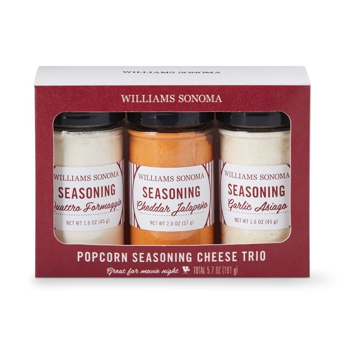 Williams Sonoma Popcorn Seasoning Cheese Trio | Williams-Sonoma