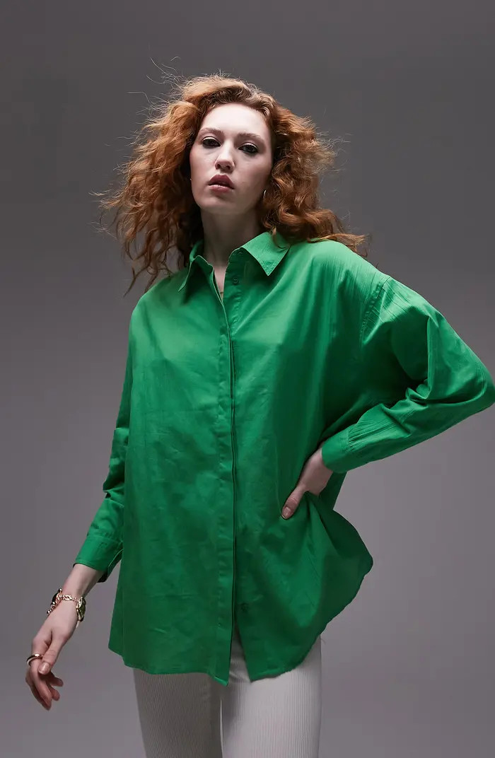Lightweight Cotton Button-Up Shirt | Nordstrom