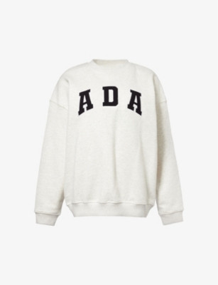 Logo-Embroidered Oversized Cotton Sweatshirt | Selfridges