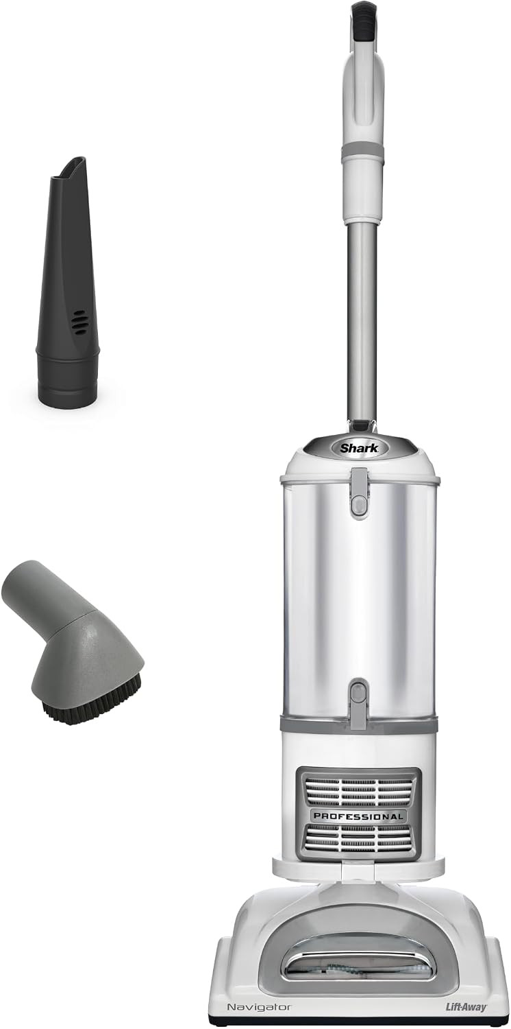 Shark Navigator Lift-Away Vacuum, HEPA, Pet Hair, White/Silver, NV356E | Amazon (US)