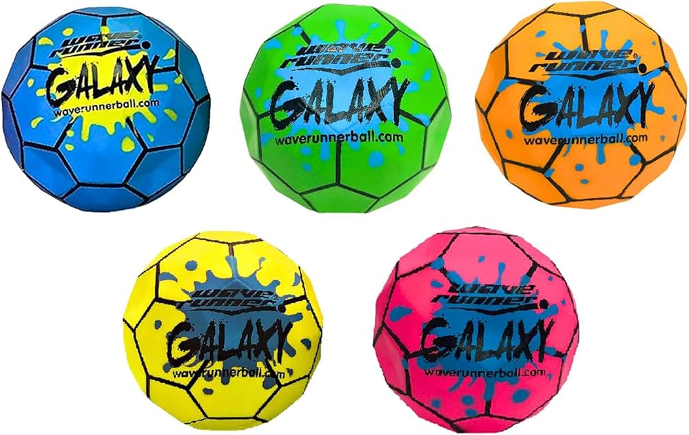 Wave Runner Galaxy Bounce Ball - Revolutionary Water Balls for Pool and Beach Fun, Ultimate Skipp... | Amazon (US)