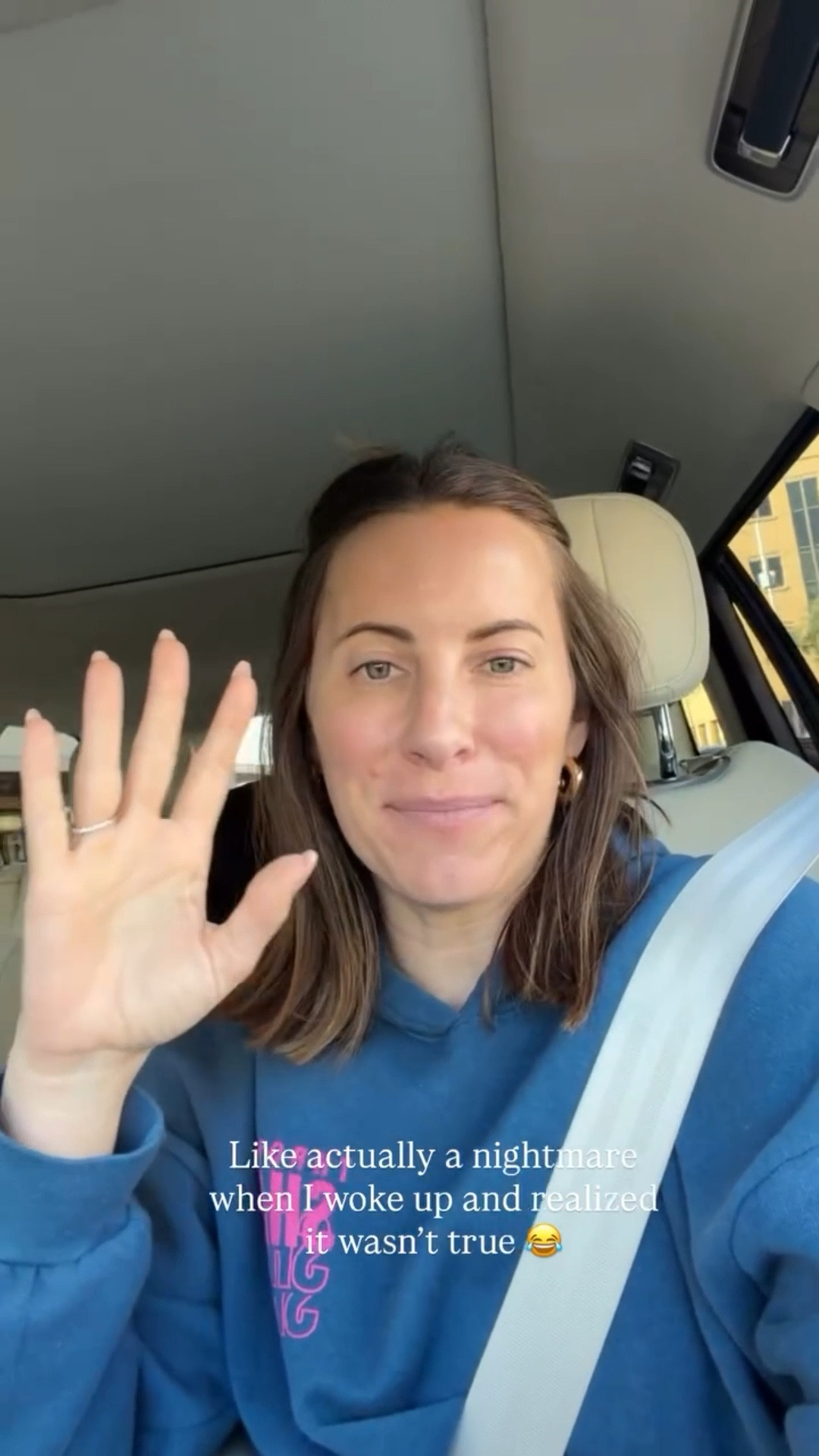 Like actually a nightmare when I woke up and realized it wasn’t true 😂