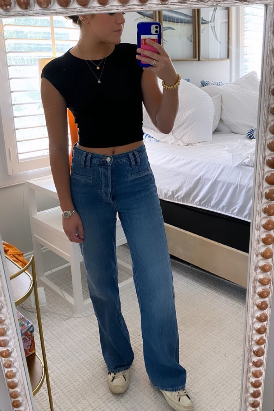 #ootd from the other day. Very casual very cute. Recently, all I’m doing is throwing on a pair of jeans with any little t shirt. It’s so so easy especially when I have busy days planned!

#freepeople #casualoutfit #errands #runaroundlook #prefalloutfits #cutejeans #agjeans #falldenim 

#LTKFind #LTKunder100 #LTKSeasonal