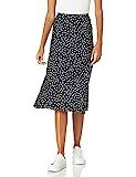 The Drop Women's Maya Silky Slip Skirt, Black/White Polka Dot Print, XXS | Amazon (US)