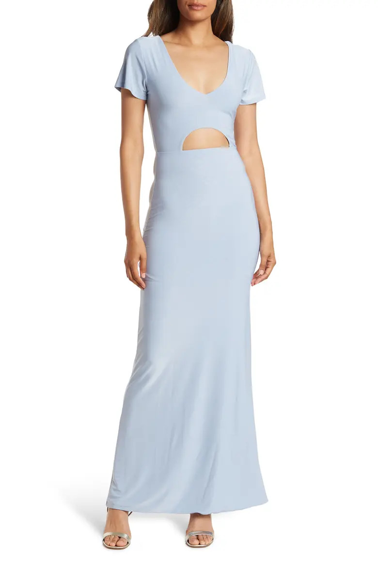 Anjelina Slinky Cutout Maxi Dress (Women) | Nordstromrack | Nordstrom Rack