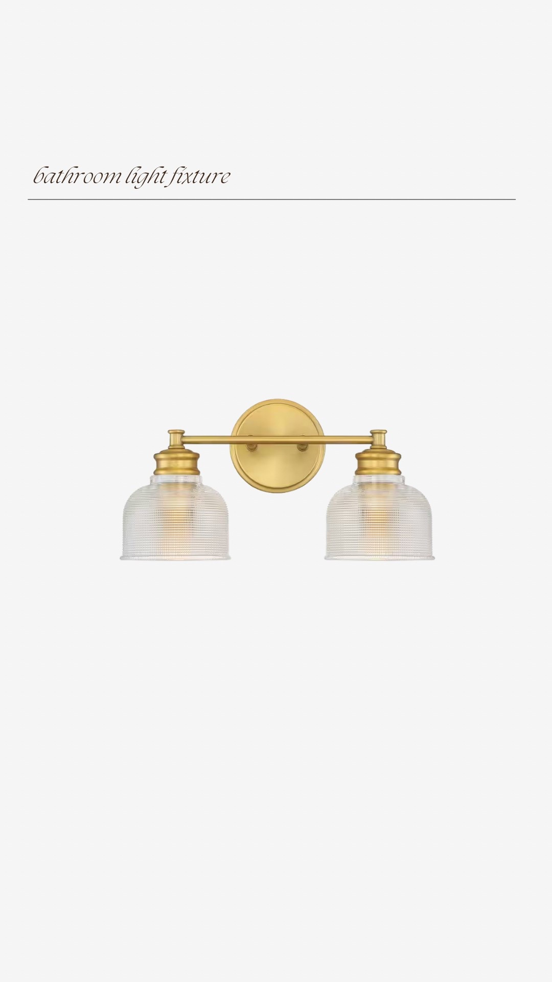 Bathroom light fixtures I ordered! 💫