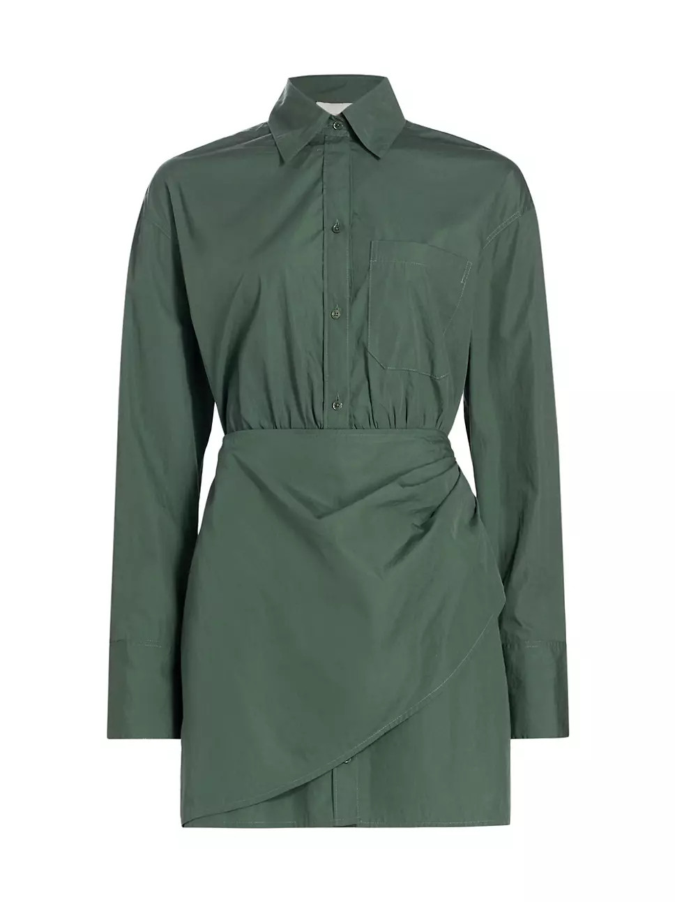Dillon Cotton-Blend Shirtdress | Saks Fifth Avenue