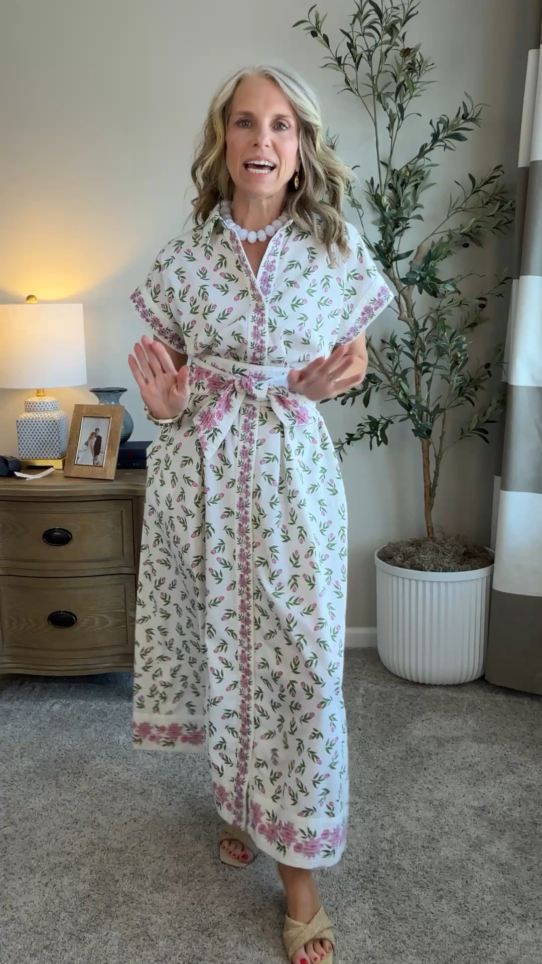 Great price for the block print look. Easter dress, shower dress, church dress 

#LTKOver40 #LTKootd #LTKSaleAlert