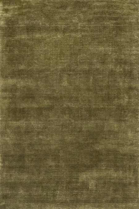 Verdant Green Arrel Speckled Wool-Blend 5' x 8' Area Rug | Rugs USA