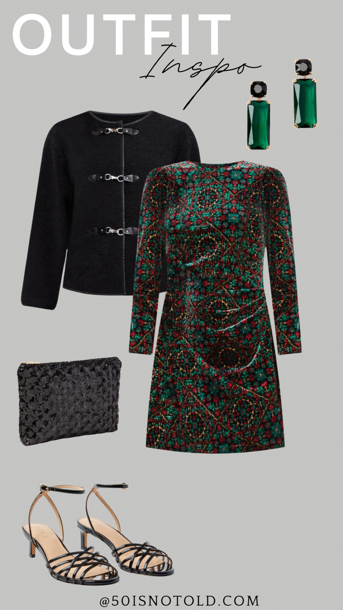 Holiday outfit inspo! This dress would be perfect for work holiday parties or Christmas family photos. 

#LTKStyleTip #LTKCyberWeek #LTKHoliday