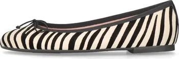 Pretty Ballerinas Round Toe Zebra Ballet Flat | Nordstrom | Nordstrom