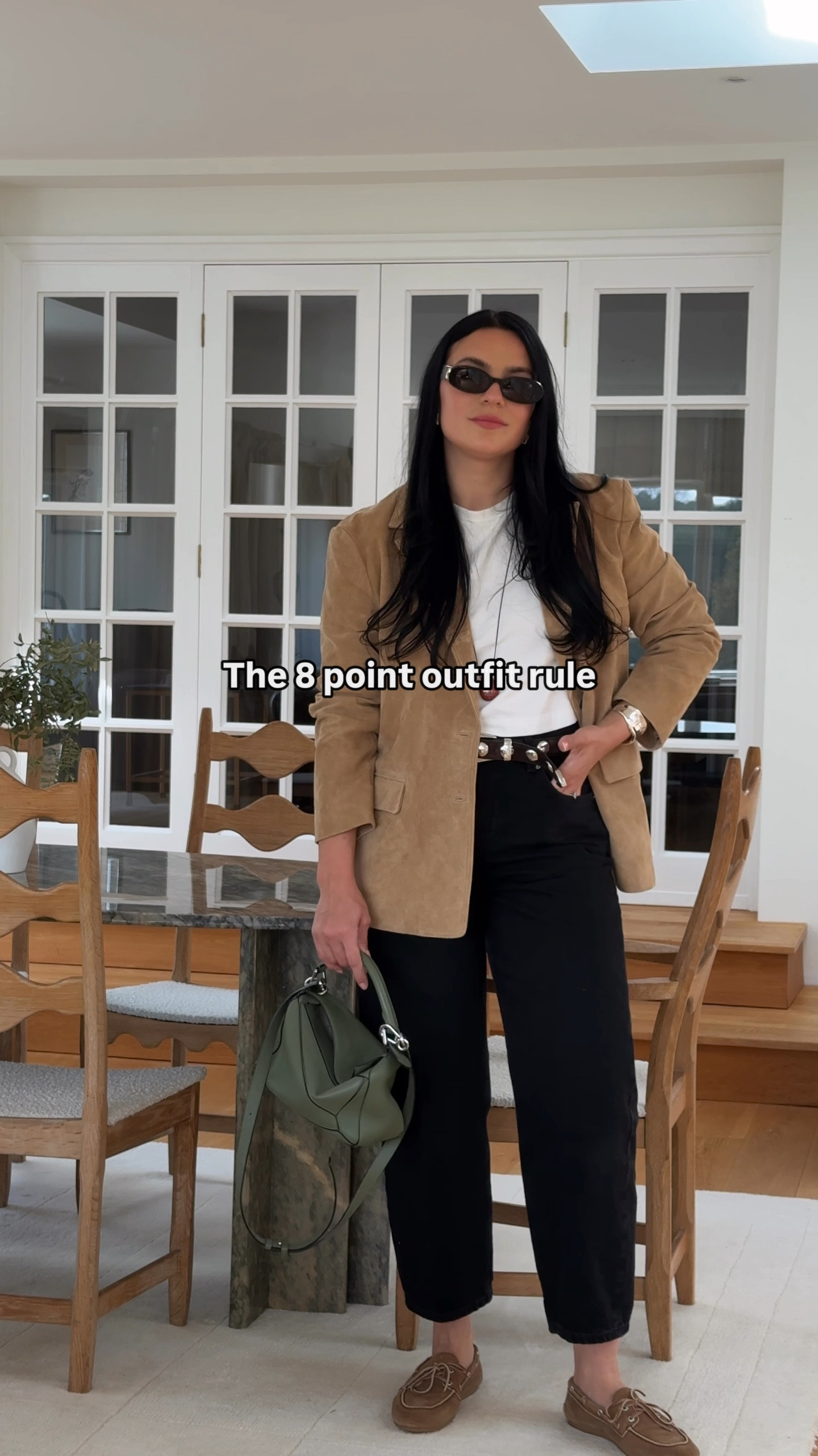 Have you heard of “the 8 point system” when building an outfit? It’s a very simple tool to use if you feel like your outfit is too simple or flat - every basic piece of clothing/ accessory is 1 point and you can add 2 points for every print or unusual piece - the aim is to get to 8 and no higher than 10. Try it when you get dressed tomorrow morning - let me know what you think! 🫶#LTKspring

#LTKuk #LTKstyletip