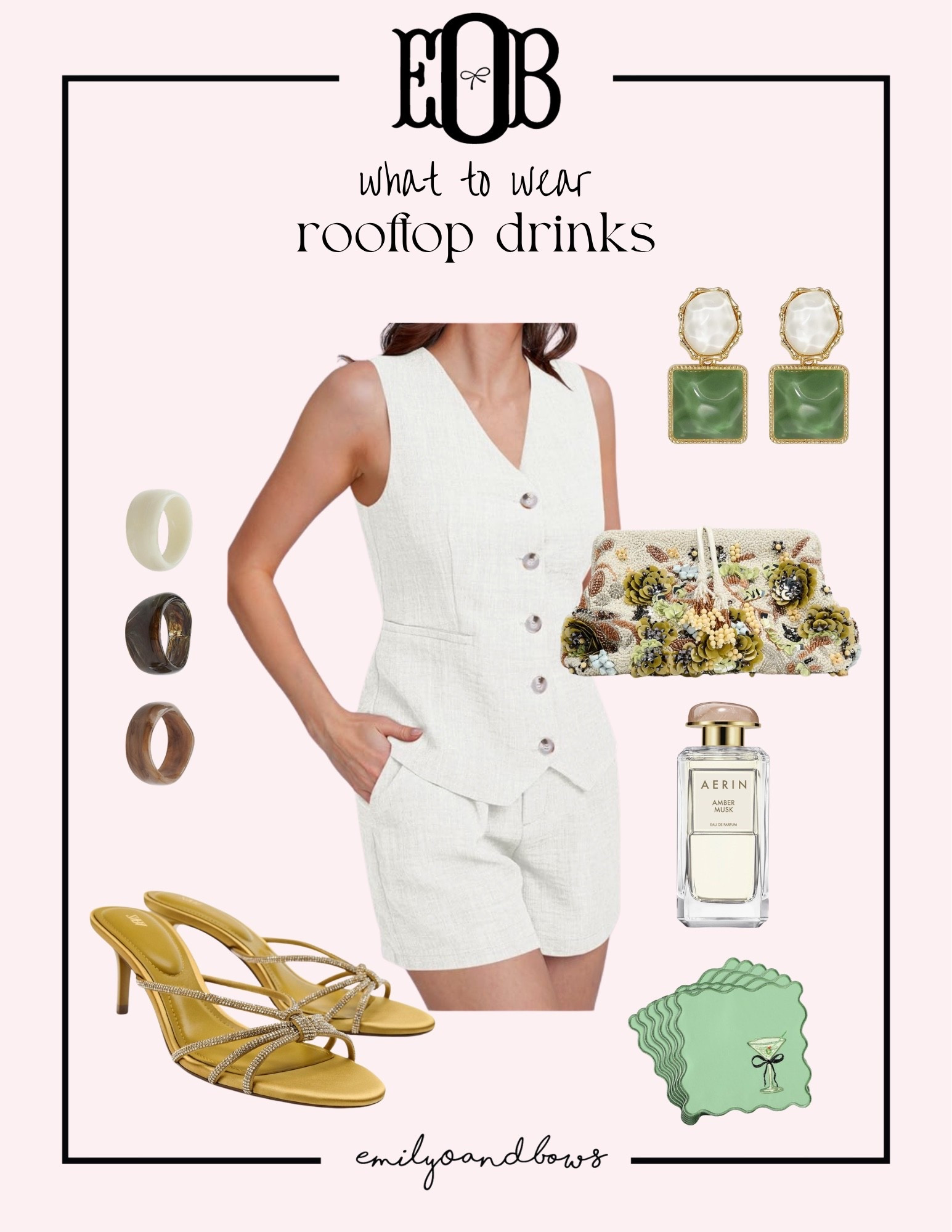 What to wear to rooftop drinks! 🍸