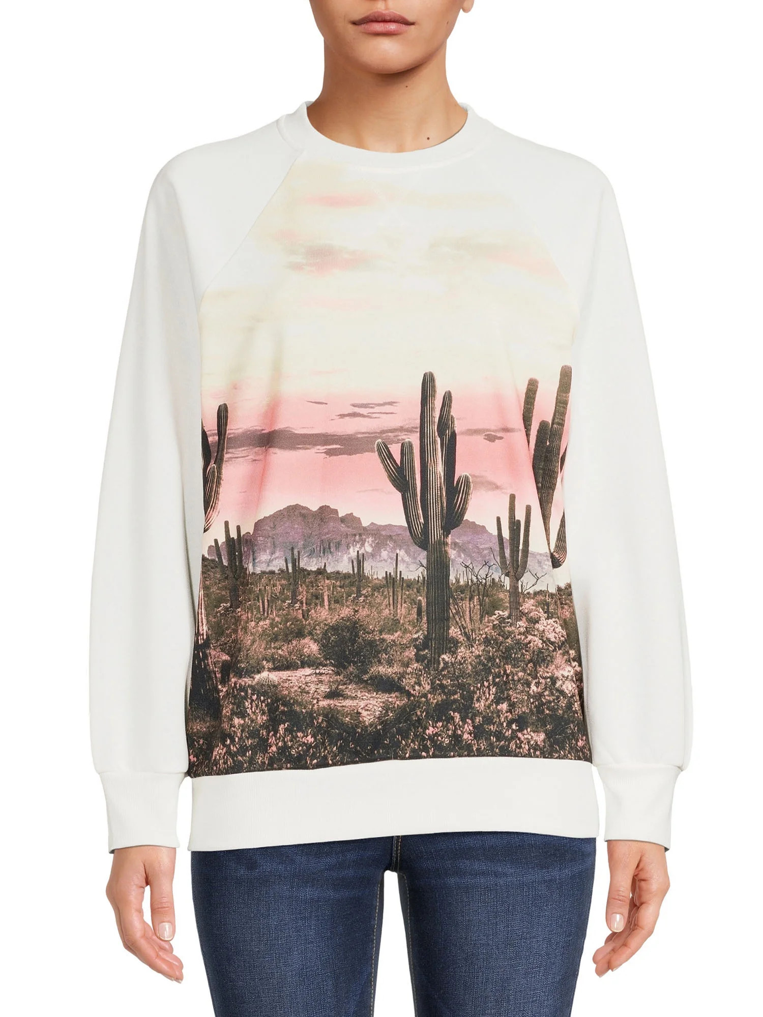 No Boundaries Junior's Scenic Sweatshirt | Walmart (US)