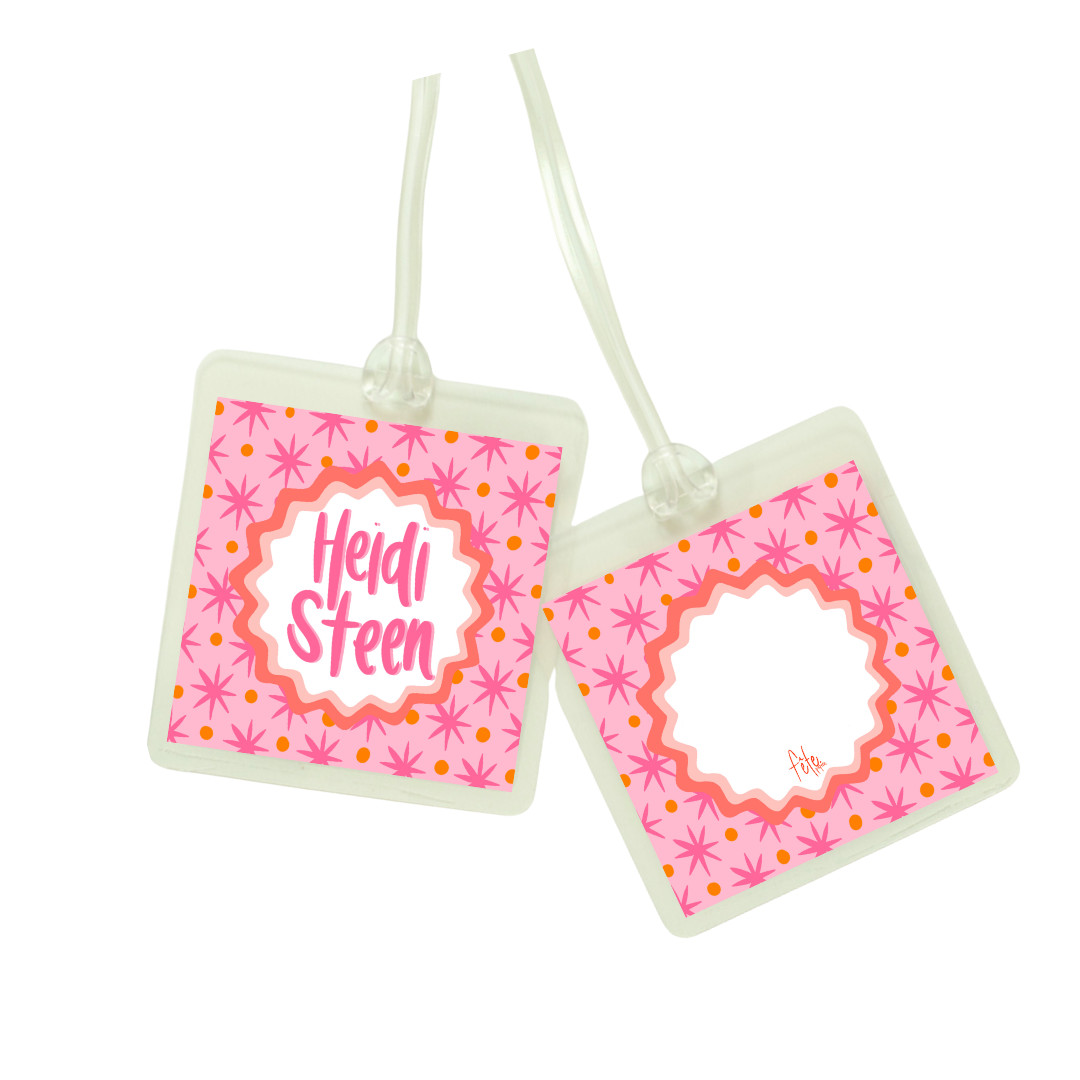Dotty Starburst Bag Tag — Fête Papier | Fete Papier