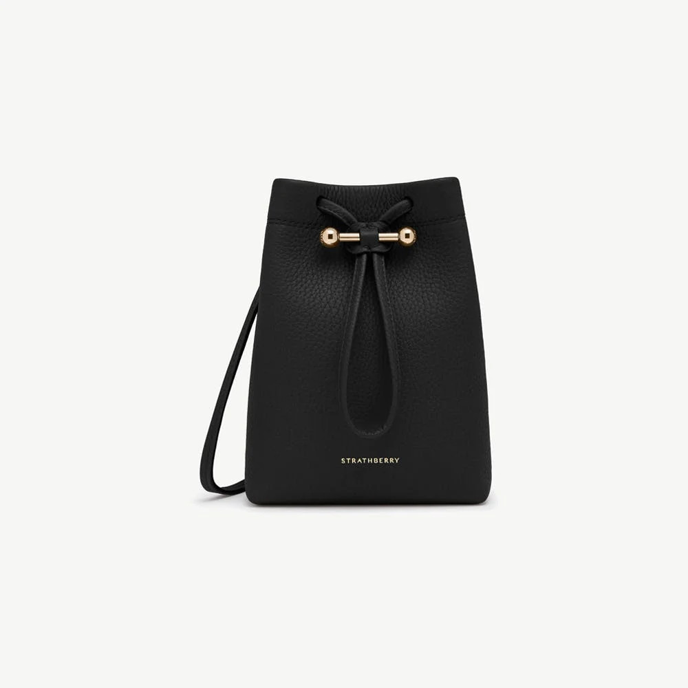 Strathberry - Osette Midi Pouch - Black | Strathberry
