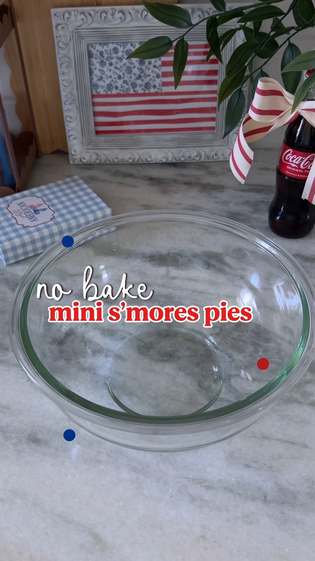 mini no-bake s’mores pies ❤️🤍💙
one of my favorite easy desserts to make for the 4th! they’re simple, cute, and perfect for cookouts, pool parties, or backyard get-togethers.
i linked everything i used here, including the mini pie crusts, flags, and serving pieces.

#LTKfoodie #LTKHome #LTKSeasonal