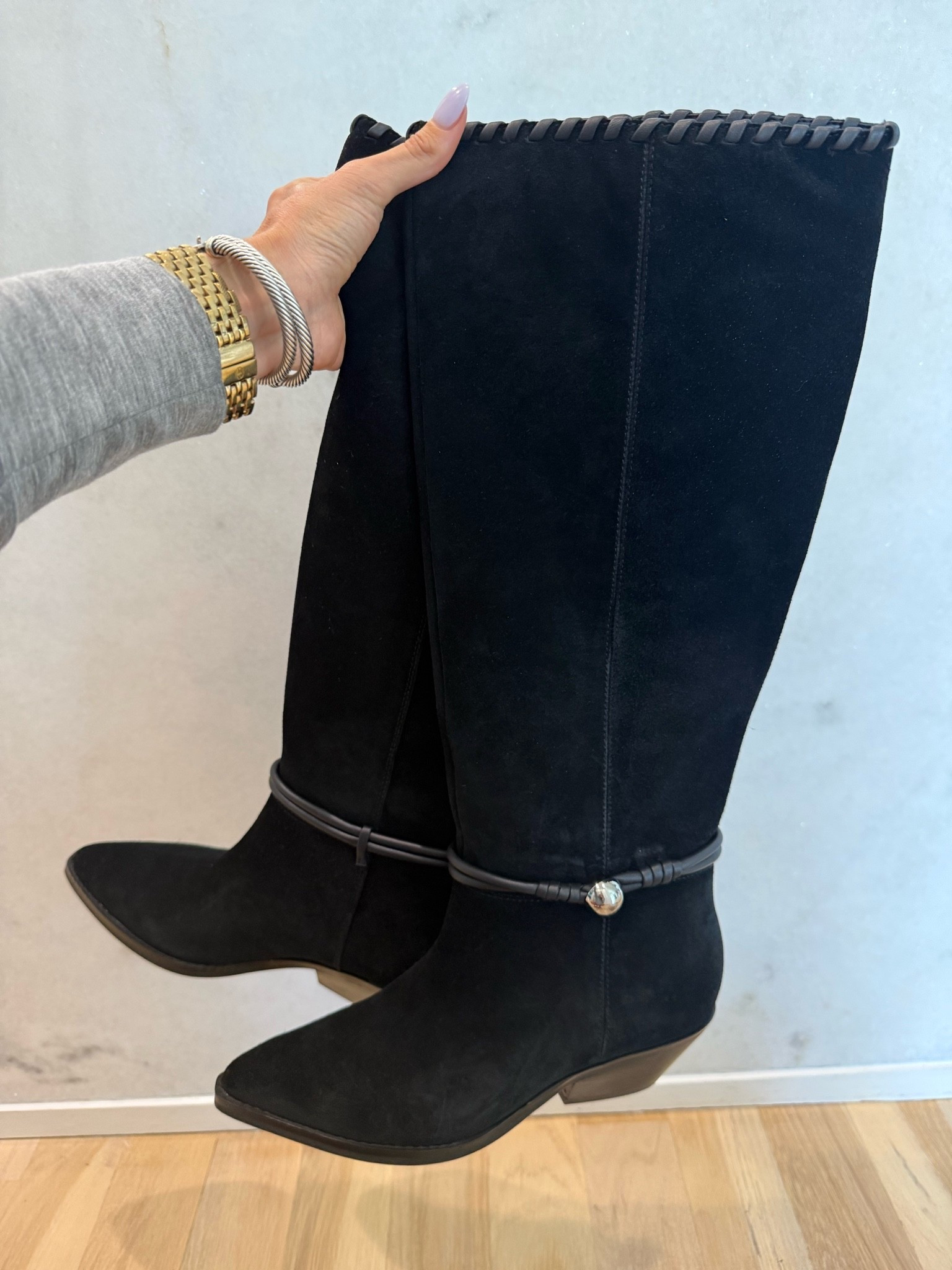 Fall boots I love the black suede and the rope detailing! Comes in more colors

#LTKSeasonal #LTKOver40