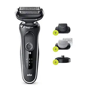 Braun Electric Razor for Men, Waterproof Foil Shaver, Series 5 5050cs, Wet & Dry Shave, With Bear... | Amazon (US)