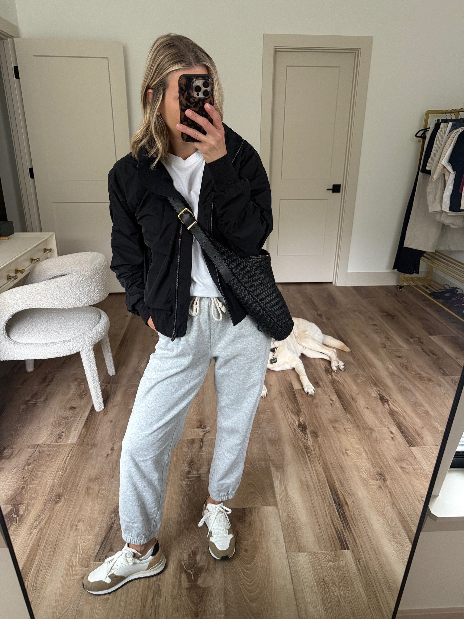 Wearing small joggers, medium sweatshirt, small jacket, sneakers tts

#LTKOver40 #LTKgrwm #LTKootd