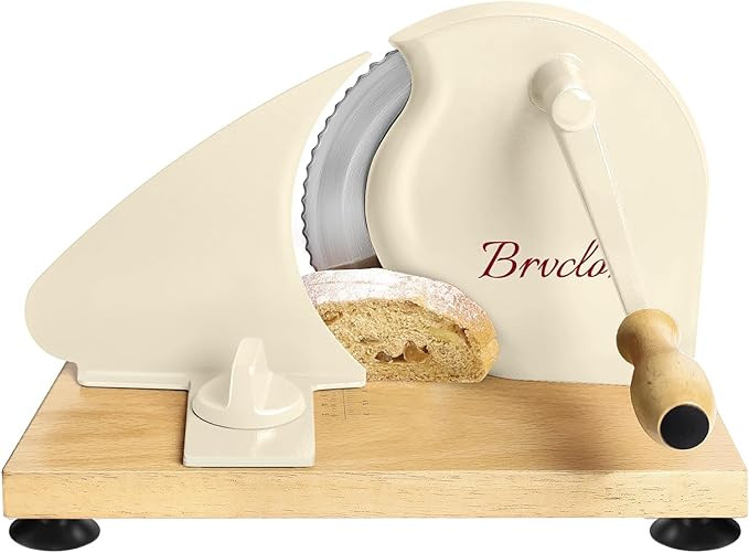 Manual Bread Slicer for Homemade Sourdough Bread, Adjustable Thickness&Evenly Slicing, Hand Crank... | Amazon (US)