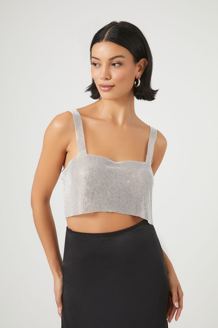 Open-Back Chainmail Crop Top | Forever 21 | Forever 21 (US)