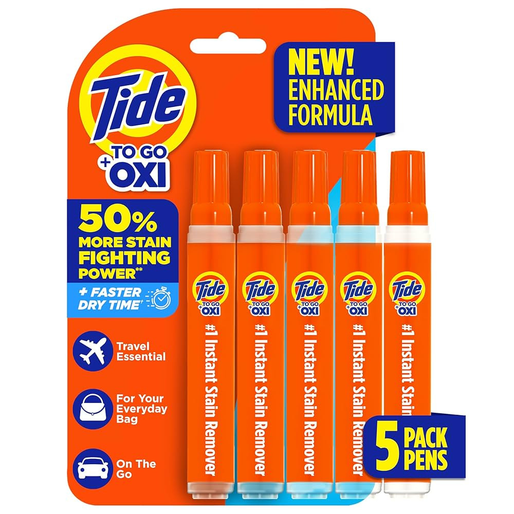 Tide Stain Remover for Clothes, Tide To Go Pen, Instant Stain & Spot Remover for Clothes, Travel ... | Amazon (US)