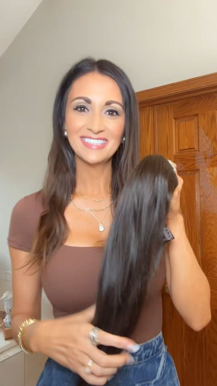 Beautiful, easy to install & affordable! Install my human hair in clip in extensions w/ me 🤎✨ wearing dark brown 20in 

#LTKstorytime #LTKselfcare #LTKBeauty