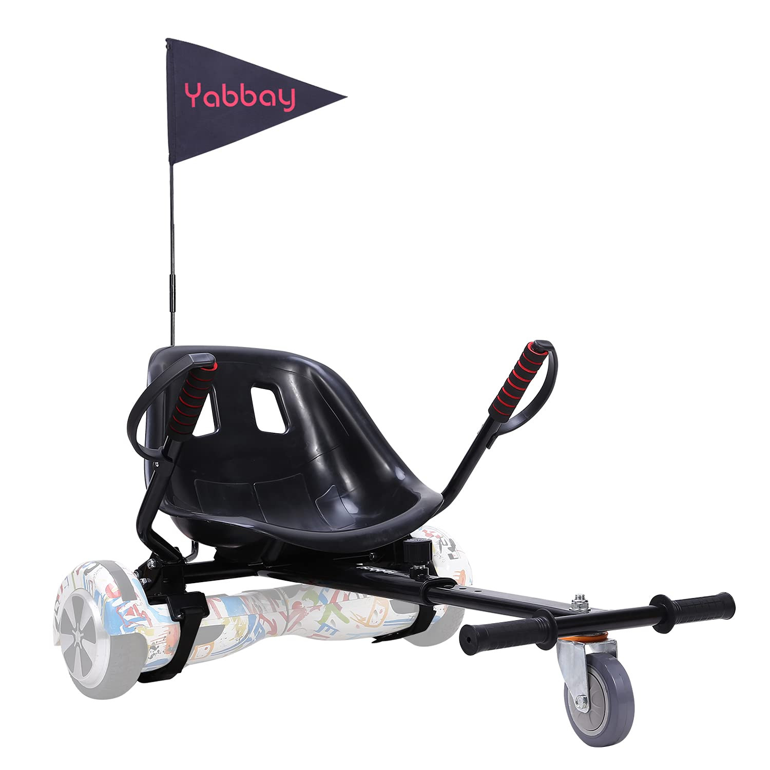 yabbay Hoverbords Go Kart with a Larger Seat, Safety Flag, Handguard Compatible with 6.5'', 8'', ... | Amazon (UK)