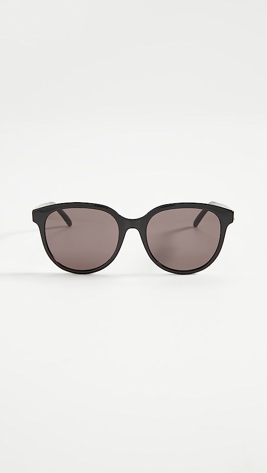 Saint Laurent Signature Round Sunglasses | Shopbop