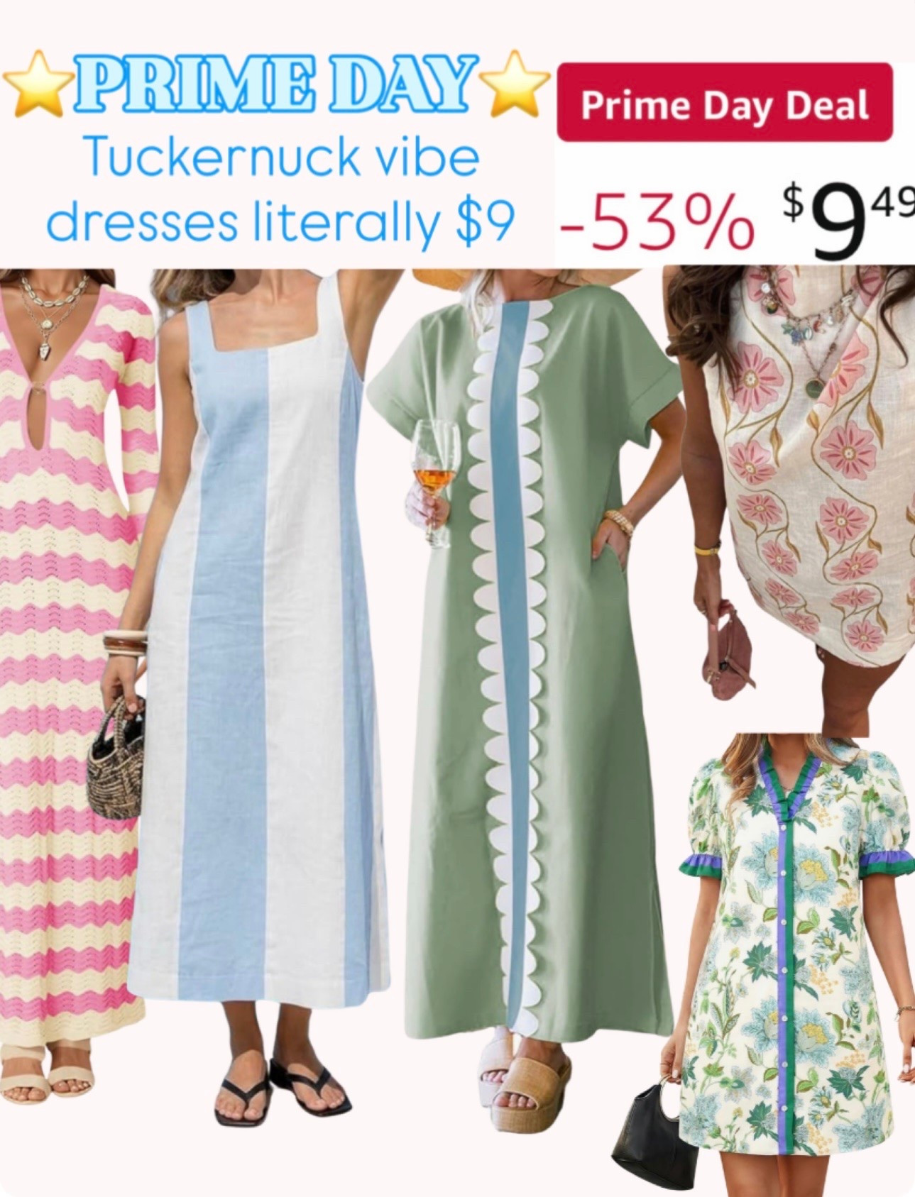 BEST of Amazon Prime Day Sale⭐️✨$11 Free People Sets, $12 Farm Rio Look dresses, $10 Tops that give Tuckernuck and Comfy Pull in bottoms you’ll love , $9 Shoes👡 👌 and more  deals that will blow your mind!✨


✨SIZING✨Everything is petite friendly I’m 5’2” 125lbs wearing small top/dress and small/4 bottoms 
.
#founditonamazon @amazon, prime day deals, Amazon prime day, , 
Amazon big spring sale, Amazon dress, Amazon shorts, Athleisure, Amazon look for less, spring dress, white denim, mom shorts, two piece sets, travel outfit, resortwear, finetoo, cool cute, comfy bras, basics Athleisure, Walmart jeans, spring clothes, found it on Amazon, spring dress, spring shoes, target shoes, sandals, shoes, SPANX, Walmart finds, 2 piece set, sale, Skincare, anti aging skin care, pdrn, red light therapy,  jeans,,

#LTKSaleAlert #LTKPetite #LTKHome