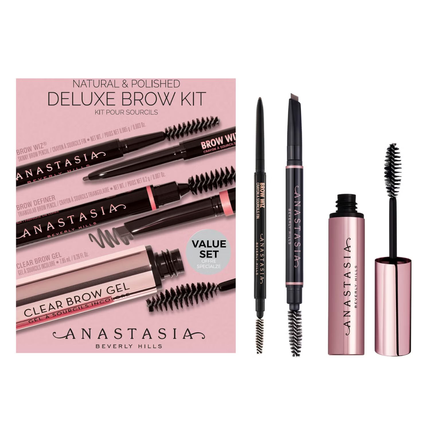 Anastasia Beverly Hills Natural and Polished Deluxe Kit (Various Colours) | Cult Beauty