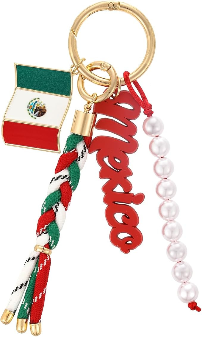 American Mexican Brazilian Argentinian French British Spanish Flag Keychain | Country Patriotic P... | Amazon (US)