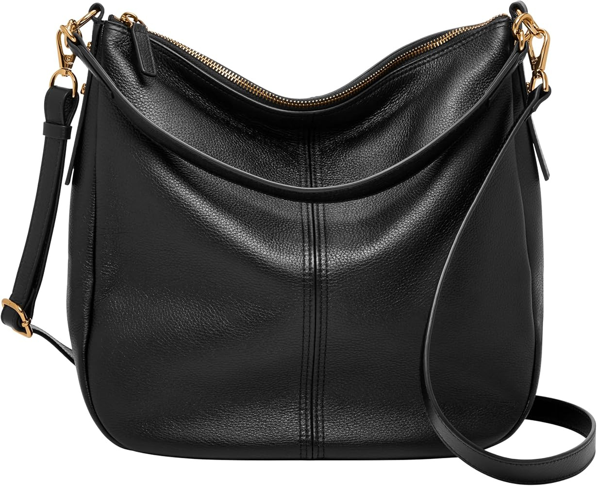 Fossil Women's Jolie Leather Hobo Purse Handbag for Women | Amazon (US)