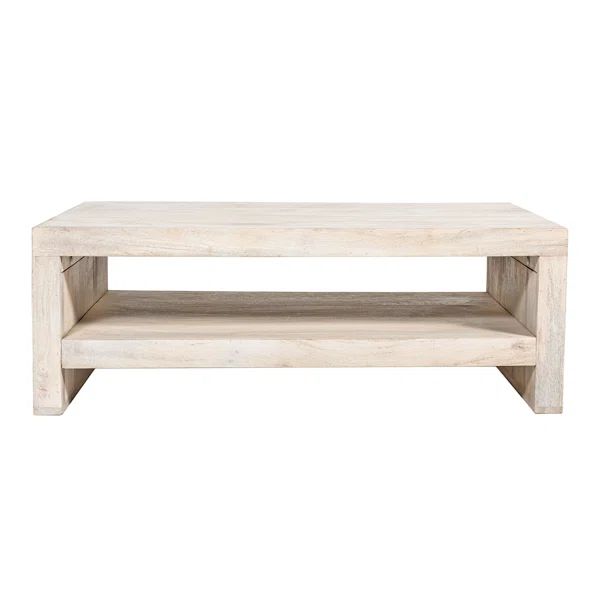 Ziya Solid Wood Coffee Table with Shelf | Wayfair North America
