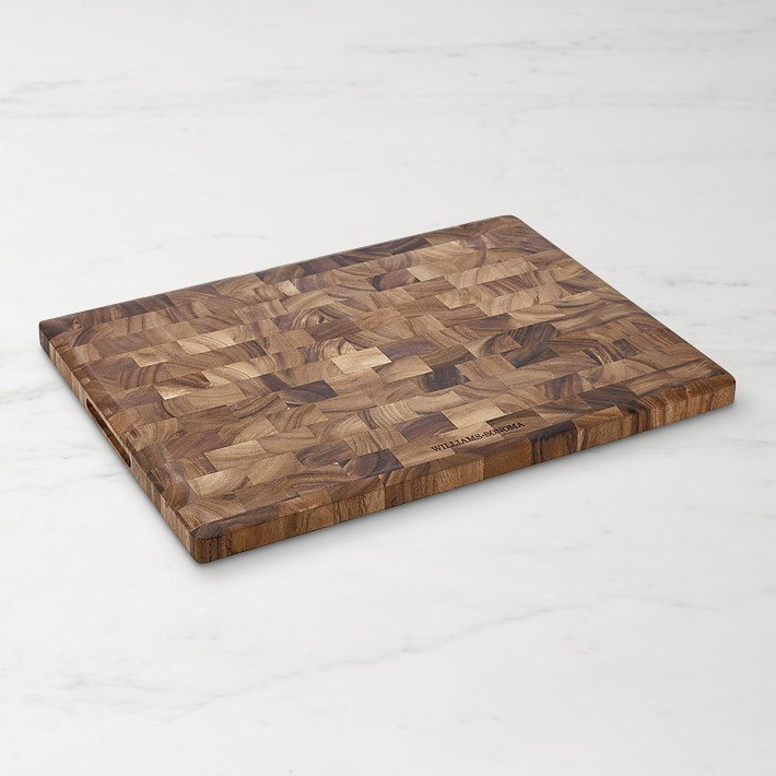 Williams Sonoma End-Grain Cutting Board, Acacia | Williams-Sonoma