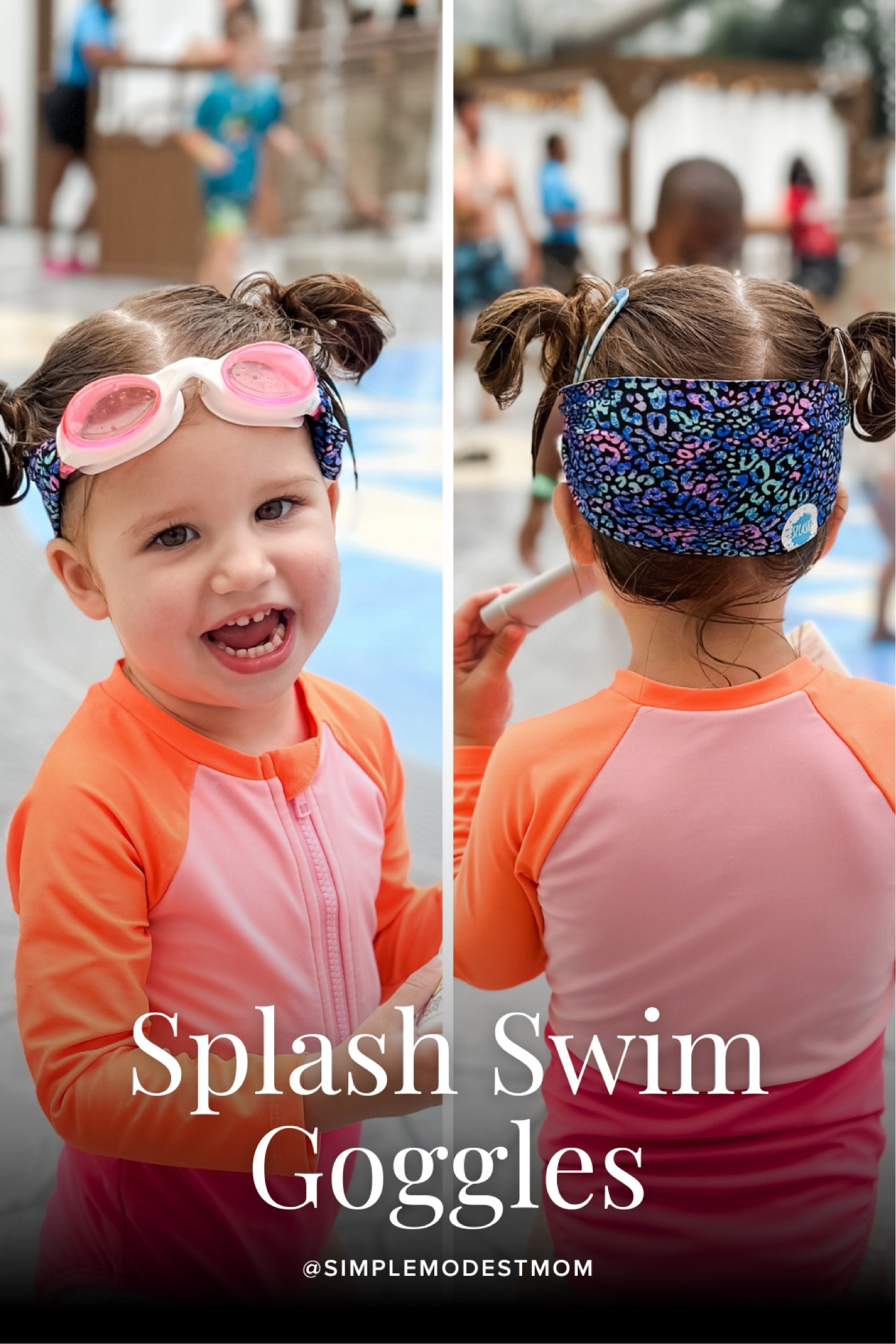 Splash Swim Goggles with Fabric Strap

This is my favorite pair of swim goggles for the kids - especially for my daughter who has longer hair! The back strap is made of a soft stretchy swimsuit-like fabric, which doesn’t pull or tug at her hair! They have lots of fun colors and patterns for both boys and girls.

#LTKKids #LTKSwim #LTKFamily