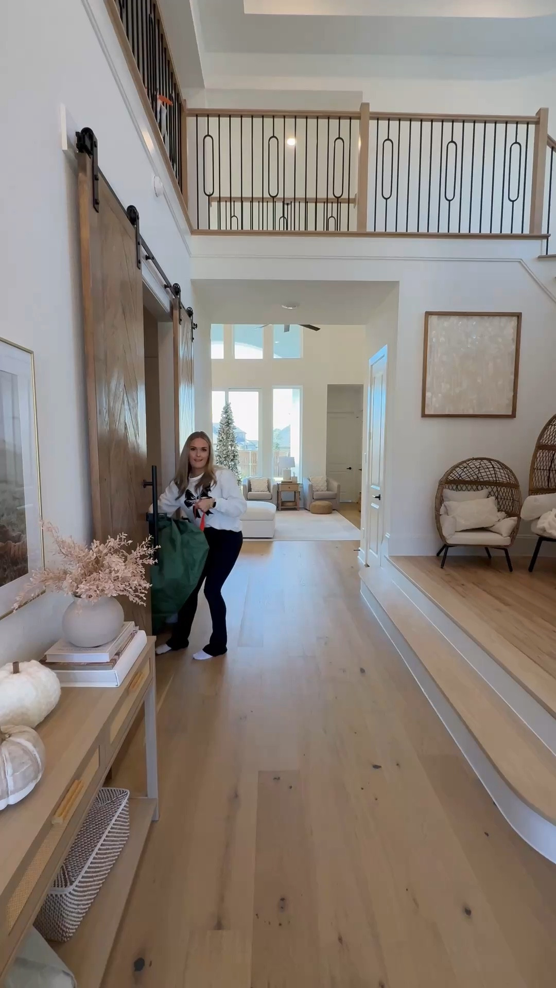 Set up our big tree with us 😍 and help settle the debate 😂 

#LTKHoliday #LTKSeasonal #LTKSaleAlert