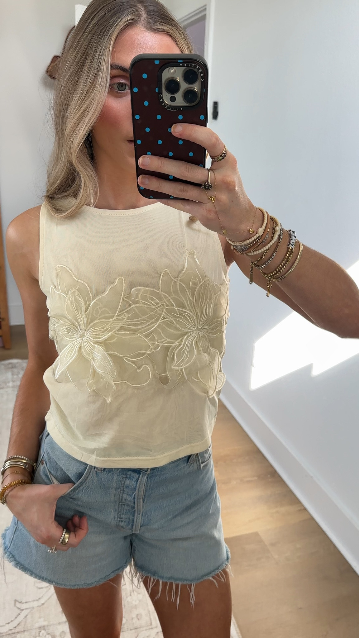 Amazon size small Women's 3D Floral Mesh Sheer Tank Top Crew Neck Summer Casual Sleeveless Going Out Tops

#LTKootd #LTKSaleAlert #LTKFestival