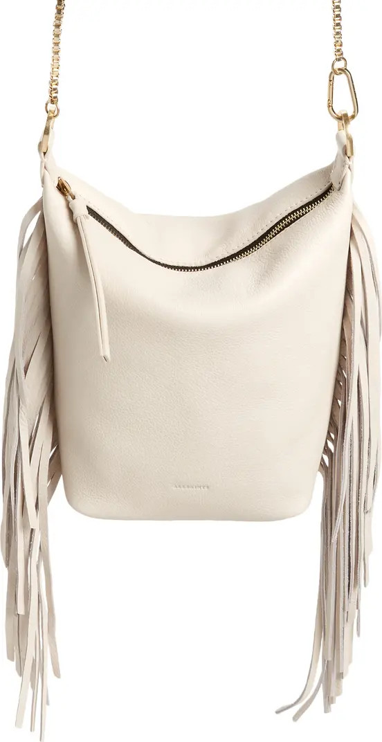 AllSaints Evaline Fringe Leather Crossbody Bag | Nordstrom | Nordstrom