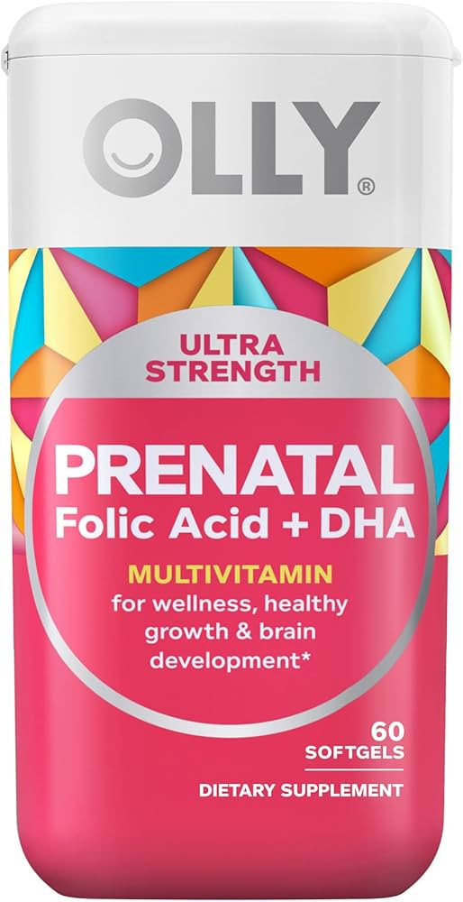OLLY Ultra Strength Prenatal Multivitamin Softgels, Supports Healthy Growth, Brain Development, I... | Amazon (US)