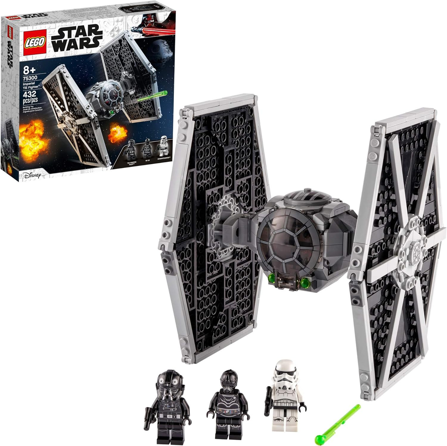LEGO Star Wars Imperial TIE Fighter 75300 Building Toy with Stormtrooper and Pilot Minifigures fr... | Amazon (US)