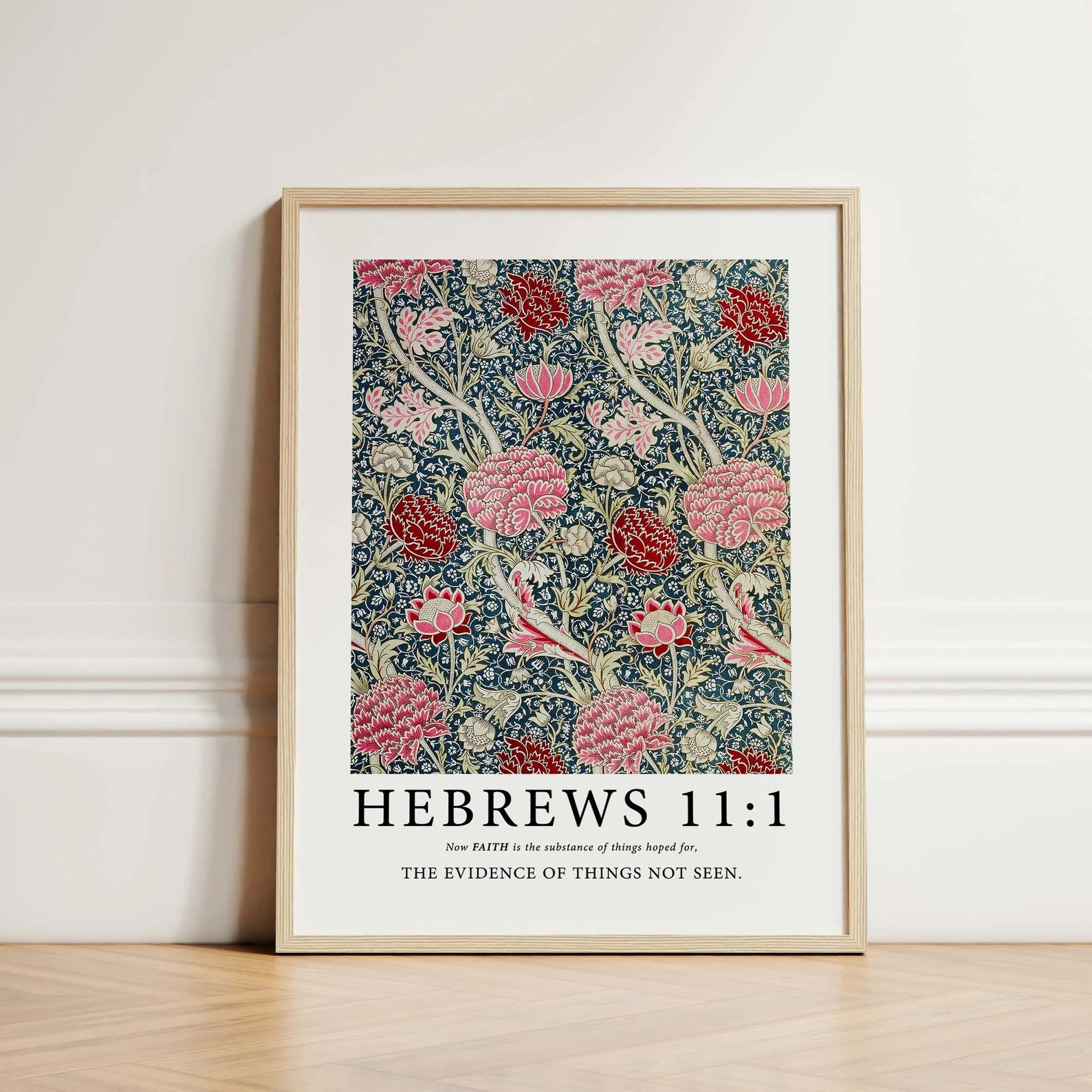 Christian Digital Wall Art, William Morris, Minimal Religious Home Decor, Modern Faith Poster, Bo... | Etsy (US)