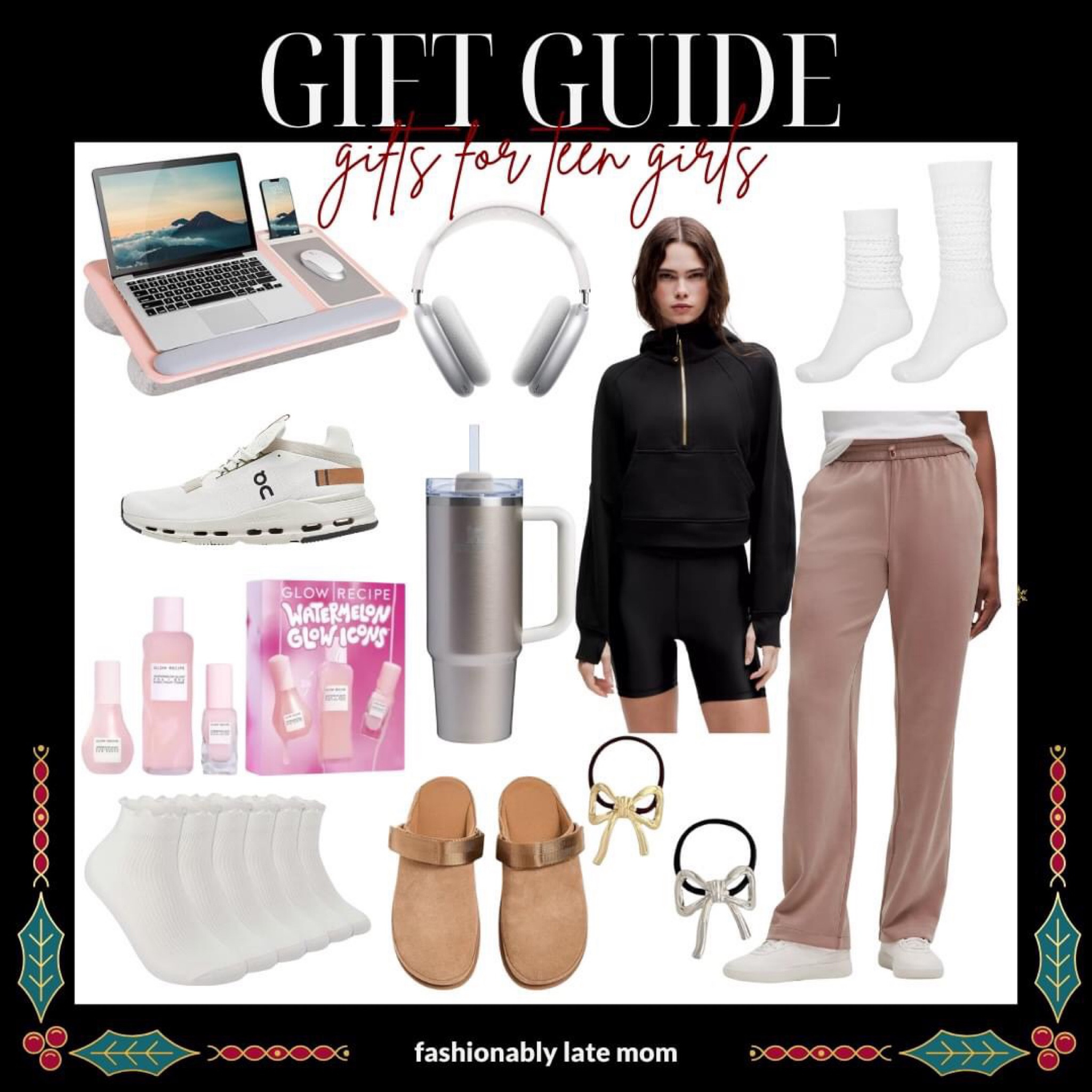Gift ideas for teen girls! 

Fashionably Late Mom. 
Gift guide for teenager girls.