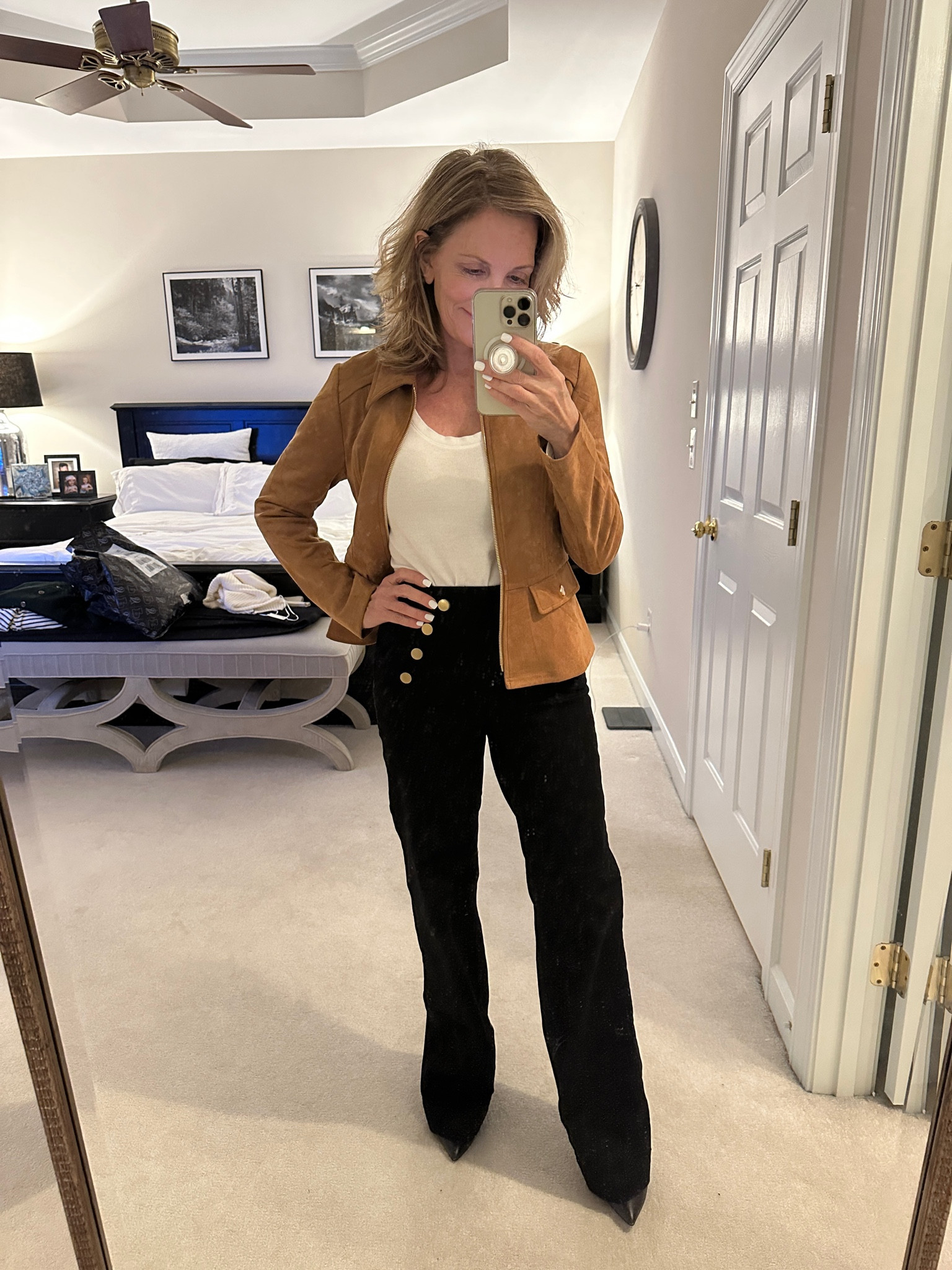 What a great affordable light jacket that looks cute and fits well 

#LTKFindsUnder50 #LTKSaleAlert #LTKOver40