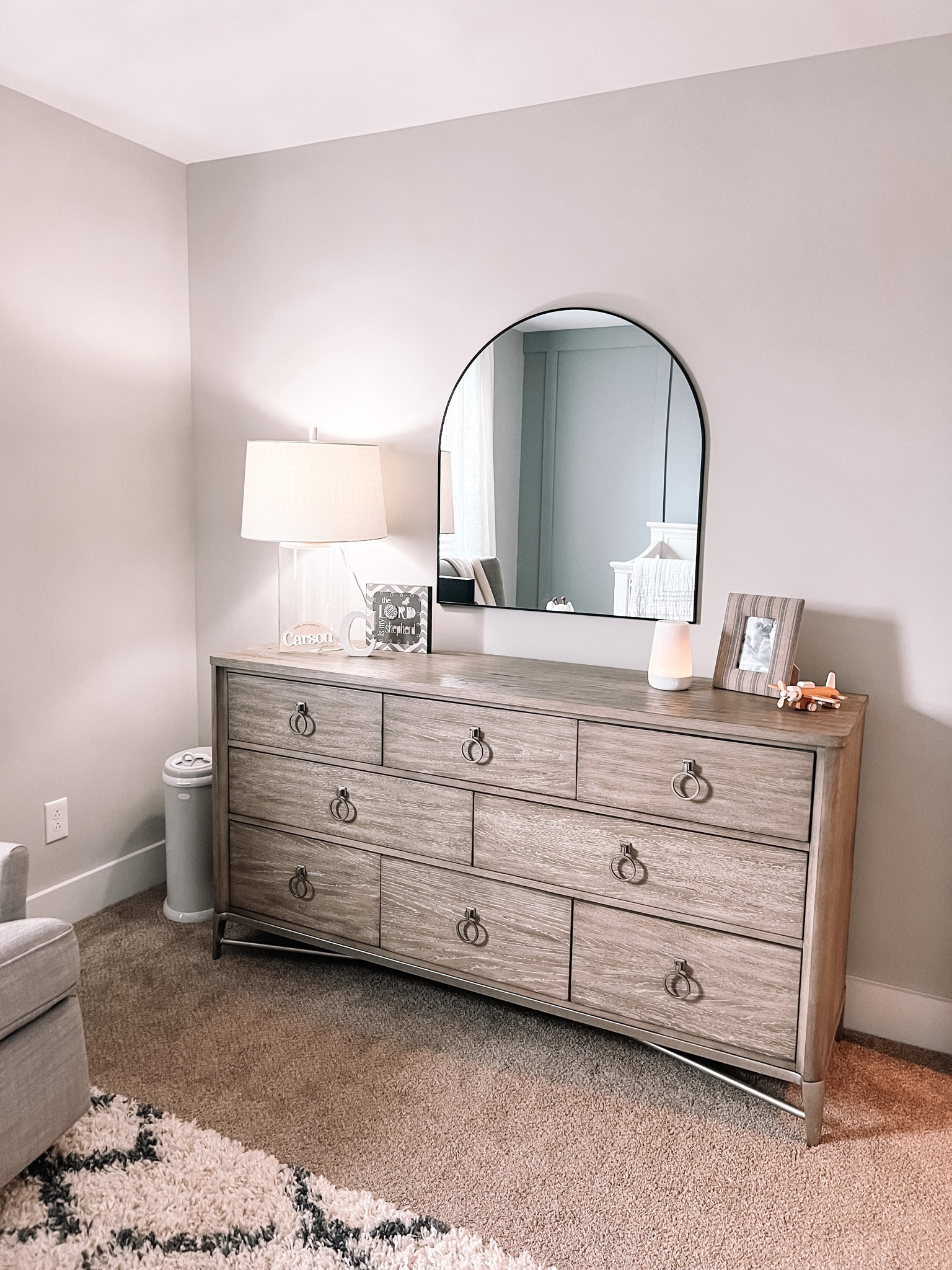 Nursery dresser / nursery inspo / nursery reveal / nursery mirror / nursery / baby nursery / newborn 

#LTKbaby #LTKhome #LTKbump