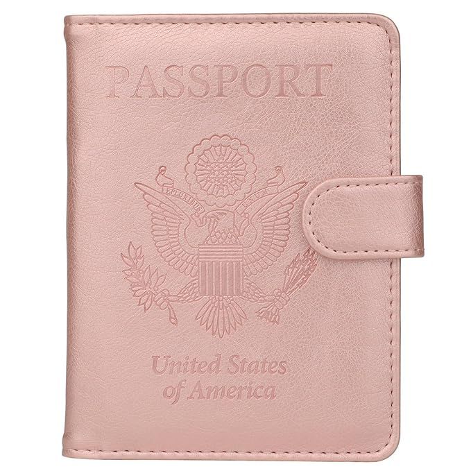 GDTK Leather Passport Holder Cover Case RFID Blocking Travel Wallet | Amazon (US)