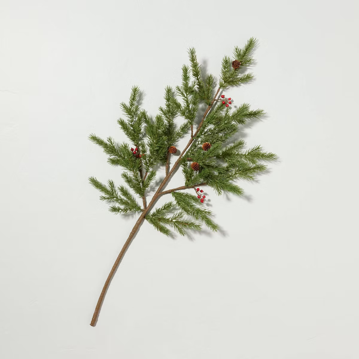 Faux Pine & Winterberry Christmas Stem - Hearth & Hand™ with Magnolia | Target